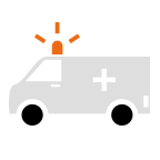 Ambulance management icon