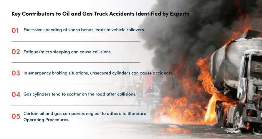 key contributors to oil and gas truck accidents identified by experts